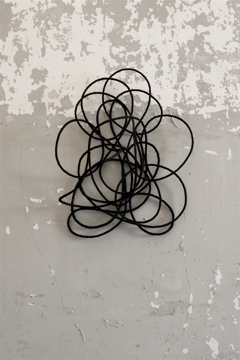 024. Stephanie Stein Internationale spezialitat 2014 - Rope and Acrylic - 62x38x21cm - courtesy AplusB Brescia