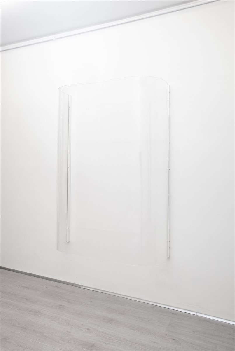 Stephanie Stein / Tobias Hoffknect, O-Ton, plexiglass, 170x125x45cm, 2015