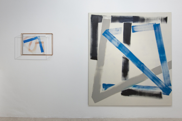 Max Frintrop exhibition view #abstraction A+B gallery, Brescia it