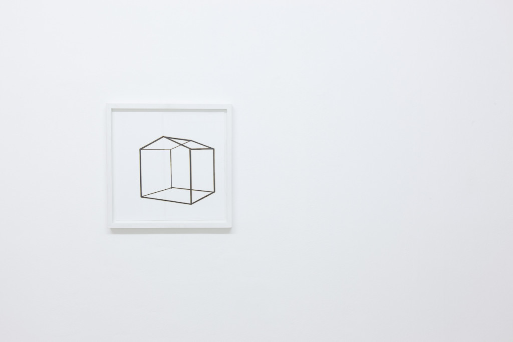 4. Massimo Uberti, Abitare, burn on paper, 50x50cm, 2012